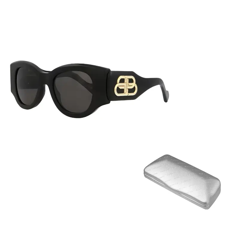 Balenciaga Круглые солнцезащитные очки из ацетата, Black
Balenciaga Круглые солнцезащитные очки из ацетата, Black