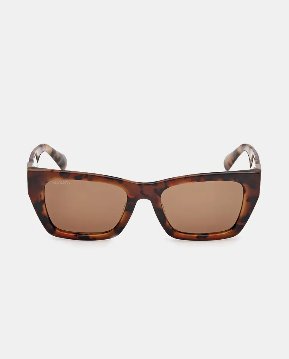 Женские солнцезащитные очки кошачий глаз из ацетата Max&Co, коричневый
Женские солнцезащитные очки кошачий глаз из ацетата Max&Co, коричневый