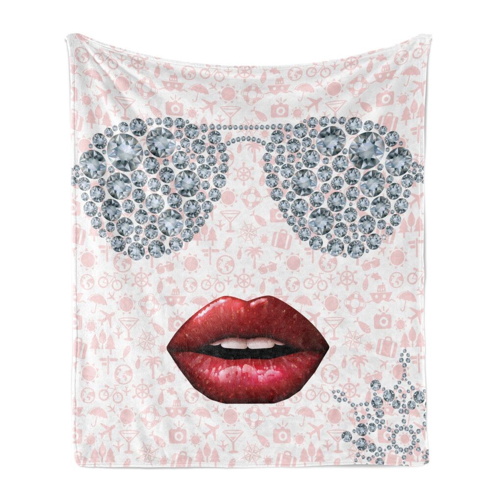 ABAKUHAUS Fashion Мягкое фланелевое флисовое одеяло, ромбовидные очки и губы, уютный плюш для использования в помещении и на открытом воздухе, 125 x 175 см, румяный и разноцветный, мультиколор
ABAKUHAUS Fashion Мягкое фланелевое флисовое одеяло, ромбовидные очки и губы, уютный плюш для использования в помещении и на открытом воздухе, 125 x 175 см, румяный и разноцветный, мультиколор
