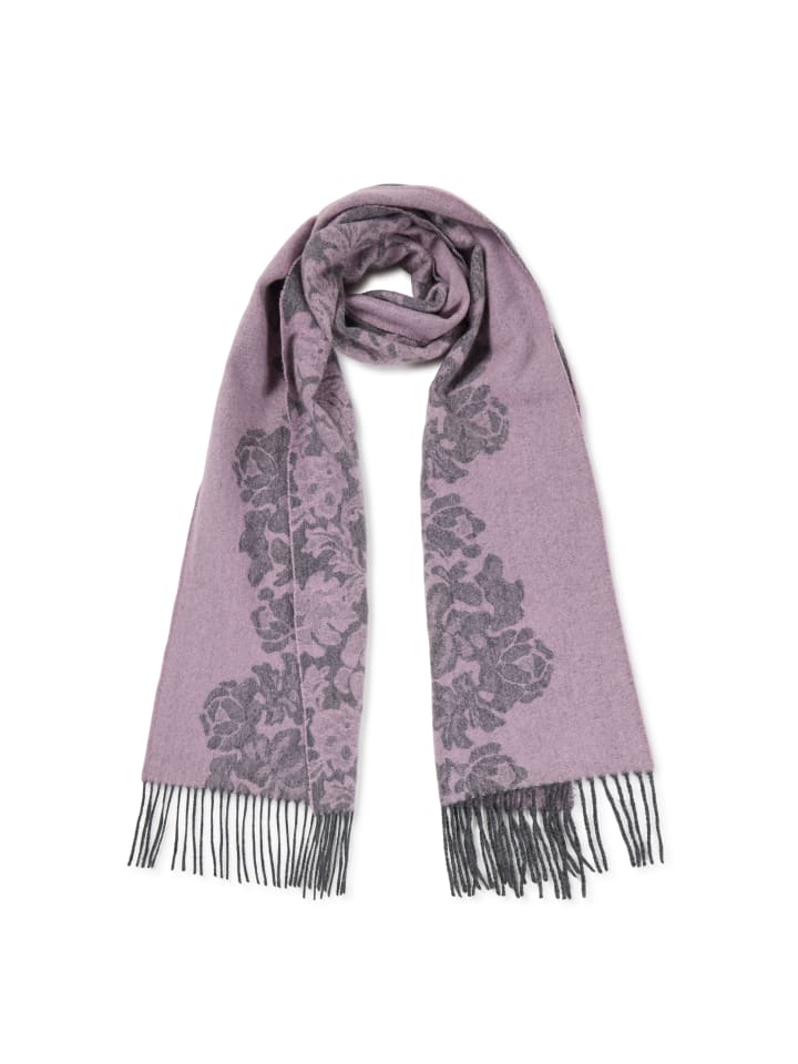 Органический клетчатый шарф серо-розового цвета CASH-MERE.CH
Органический клетчатый шарф серо-розового цвета CASH-MERE.CH