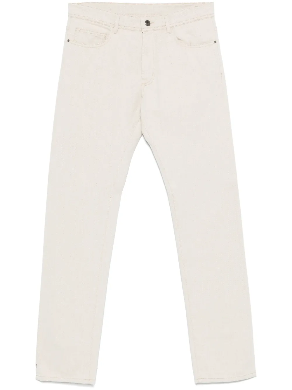 Прямые джинсы Canali, нейтральный 
Прямые джинсы Canali, нейтральный