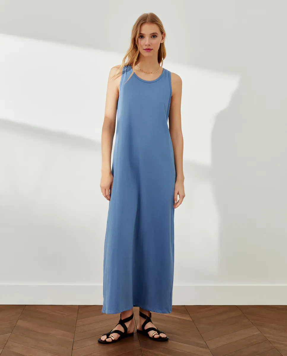 Трикотажное платье без рукавов Southern Cotton, цвет 400 Azul
Трикотажное платье без рукавов Southern Cotton, цвет 400 Azul