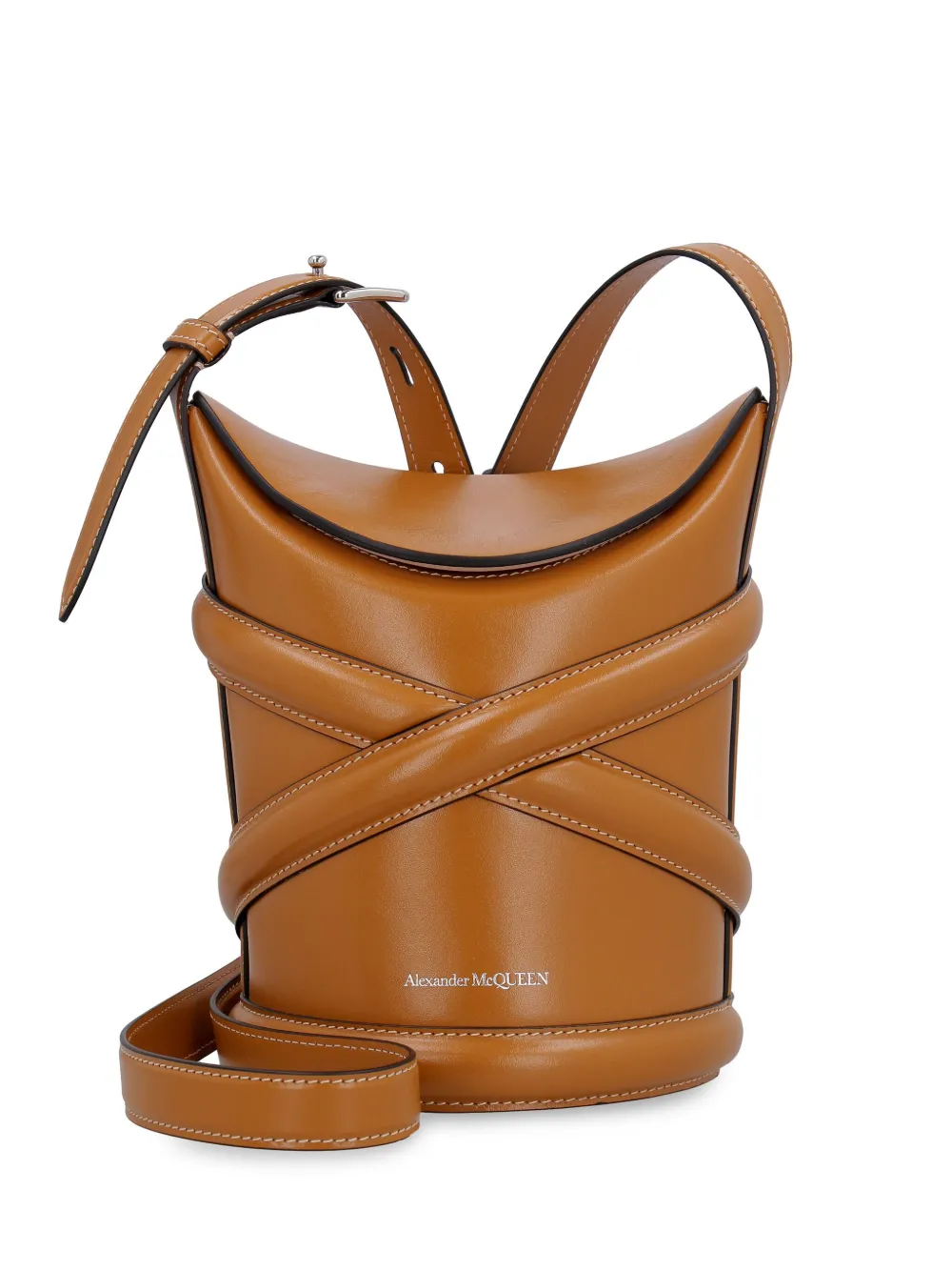 Сумка-ведро The Curve Alexander Mcqueen, коричневый
Сумка-ведро The Curve Alexander Mcqueen, коричневый