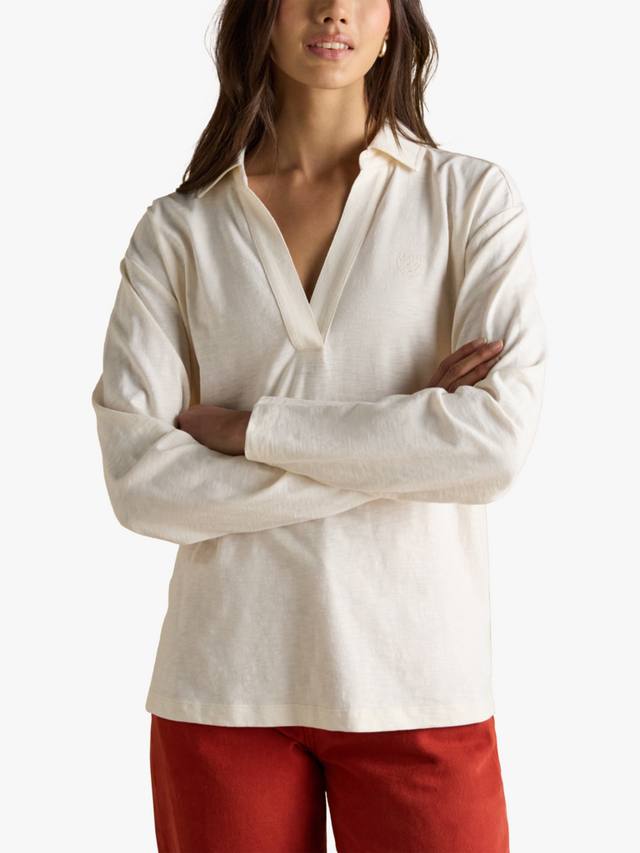 Толстовка Tallie Slub Polo Joules, Cream
Толстовка Tallie Slub Polo Joules, Cream