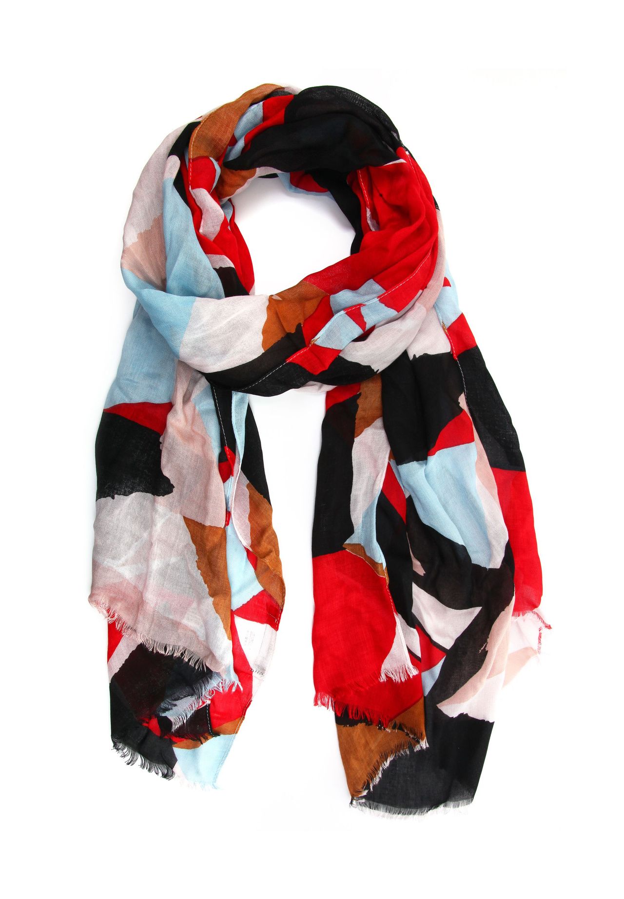 Шарф с геометрическим рисунком Keo из веганского материала Collezione alessandro, светло-голубой
Шарф с геометрическим рисунком Keo из веганского материала Collezione alessandro, светло-голубой