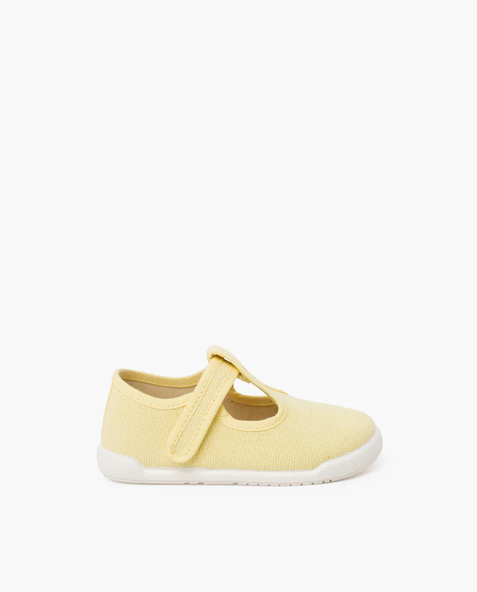 Сандалии для мальчика из ткани с белой подошвой Pisamonas, жёлтый
Сандалии для мальчика из ткани с белой подошвой Pisamonas, жёлтый