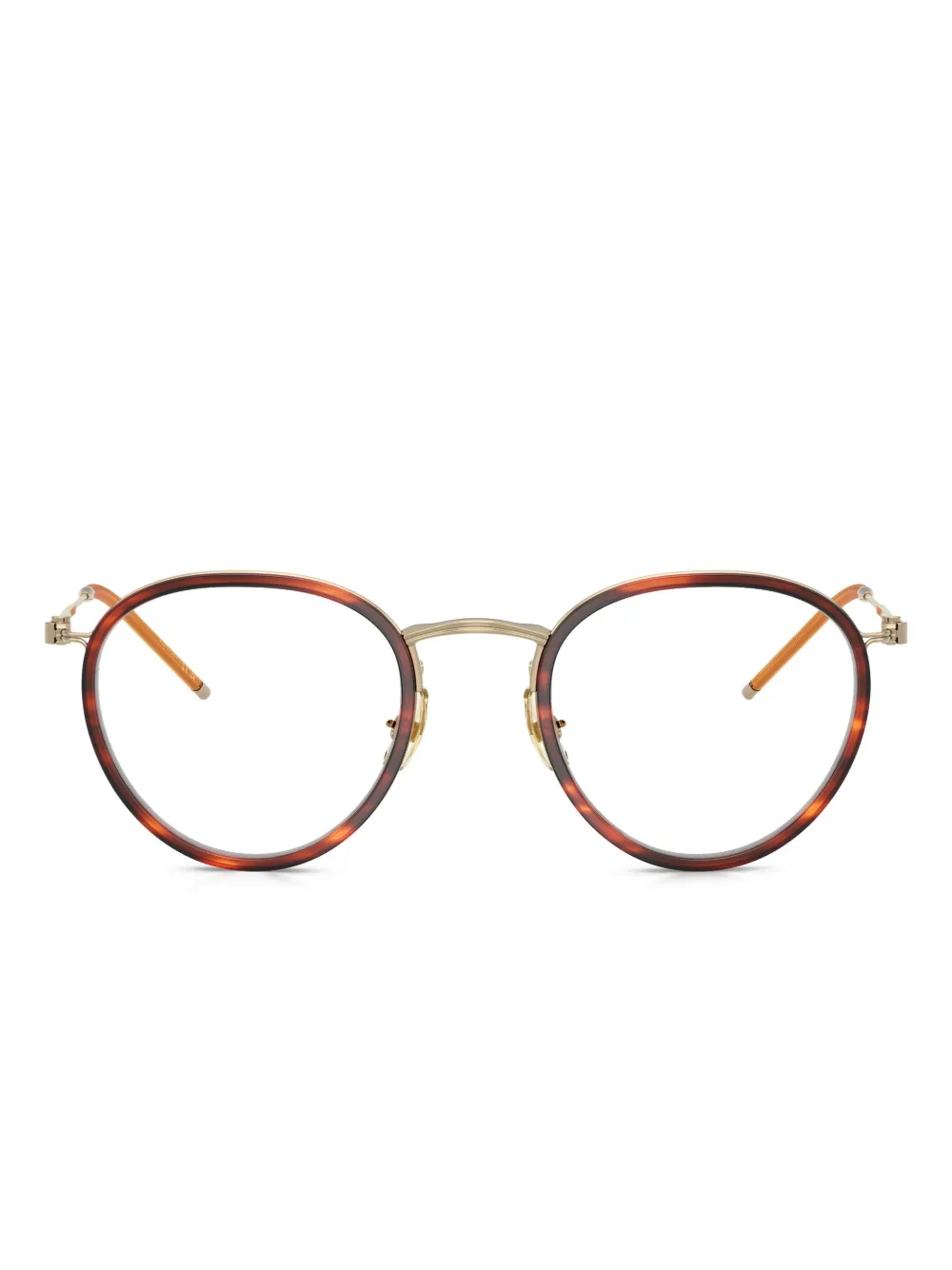 Очки в круглой оправе Oliver Peoples, коричневый
Очки в круглой оправе Oliver Peoples, коричневый