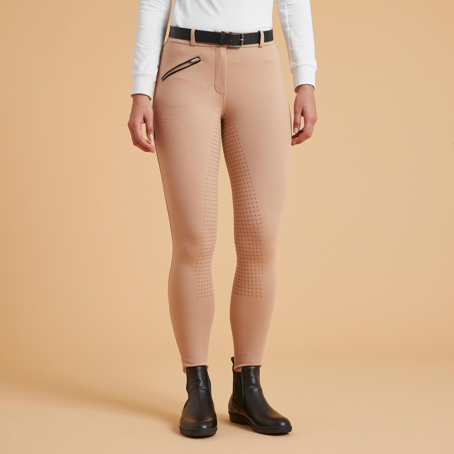 Бриджи зимние женские Fouganza 180 Full Grip силиконовые, пудрово-бежевый
Бриджи зимние женские Fouganza 180 Full Grip силиконовые, пудрово-бежевый