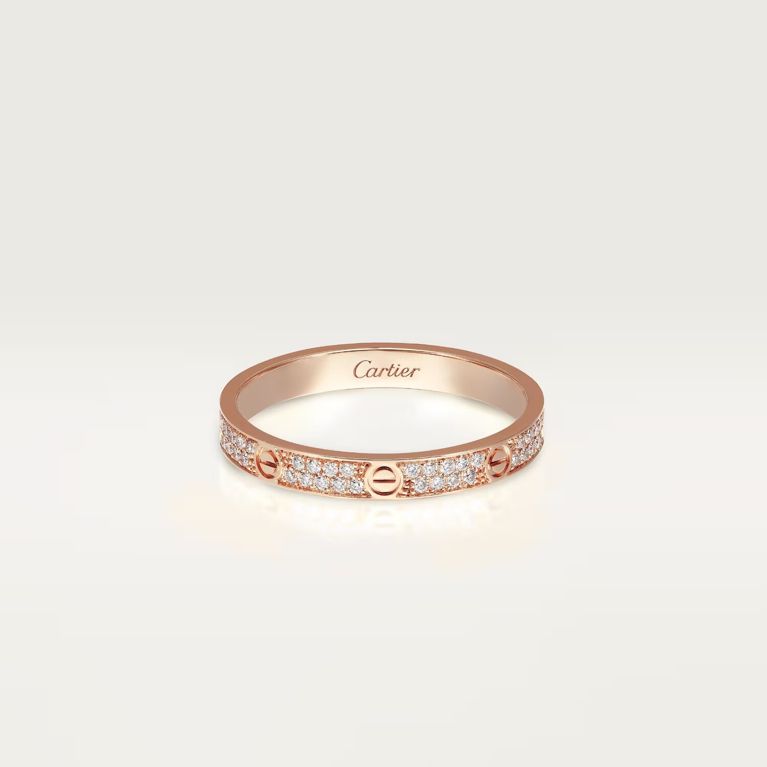 Кольцо Cartier Love Small Model 72 Diamonds, розовое золото / бриллиант
Кольцо Cartier Love Small Model 72 Diamonds, розовое золото / бриллиант