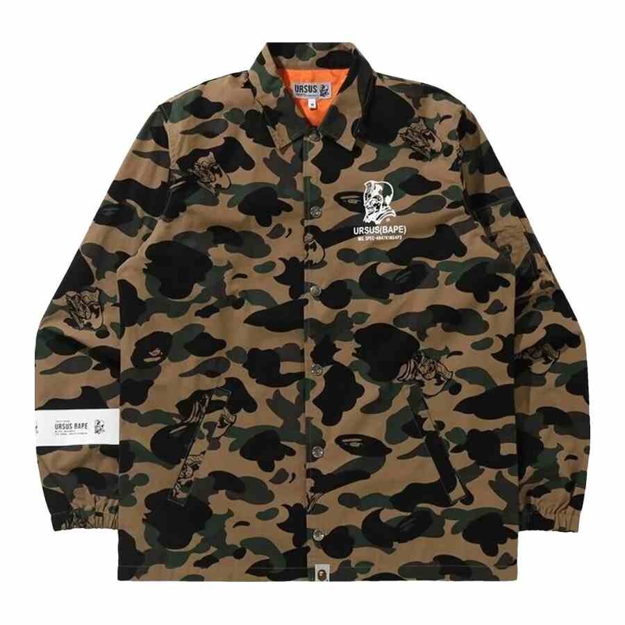 Куртка Bape Ursus Camo Coach, хаки
Куртка Bape Ursus Camo Coach, хаки