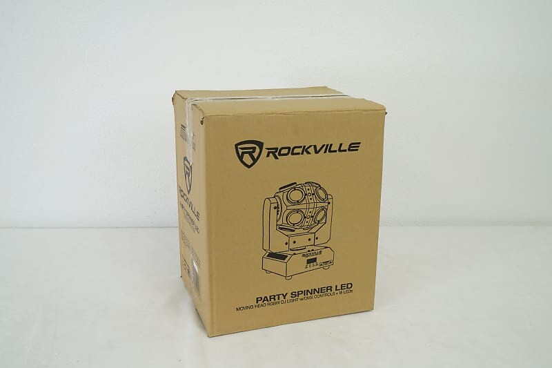 Rockville Party Spinner LED Moving Head RGBW DJ Light с элементами управления DMX + 18 светодиодов
Rockville Party Spinner LED Moving Head RGBW DJ Light с элементами управления DMX + 18 светодиодов