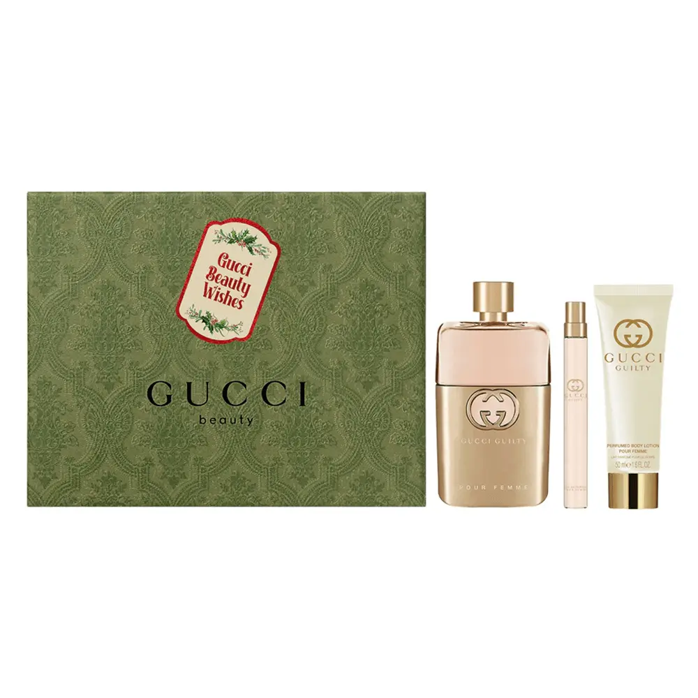 Парфюмерный набор Gucci Eau De Parfum Gucci Guilty Pour Femme
Парфюмерный набор Gucci Eau De Parfum Gucci Guilty Pour Femme