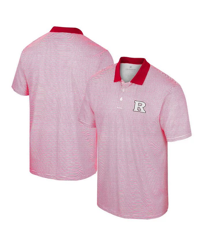 Мужская белая рубашка поло с принтом в полоску с алым принтом Rutgers Scarlet Knights Colosseum
Мужская белая рубашка поло с принтом в полоску с алым принтом Rutgers Scarlet Knights Colosseum