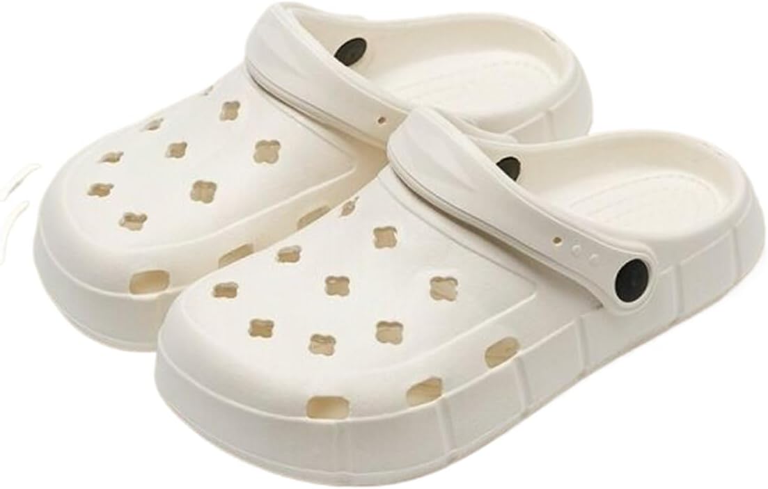 Сабо DANNLING для женщин и мужчин, уличная обувь без застежки, унисекс, домашние тапочки, противоскользящие, с защитой от запаха, для сада и пляжа, белый
Сабо DANNLING для женщин и мужчин, уличная обувь без застежки, унисекс, домашние тапочки, противоскользящие, с защитой от запаха, для сада и пляжа, белый
