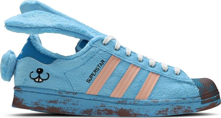 Кроссовки Adidas Melting Sadness x Superstar 'Bunny', синий
Кроссовки Adidas Melting Sadness x Superstar 'Bunny', синий