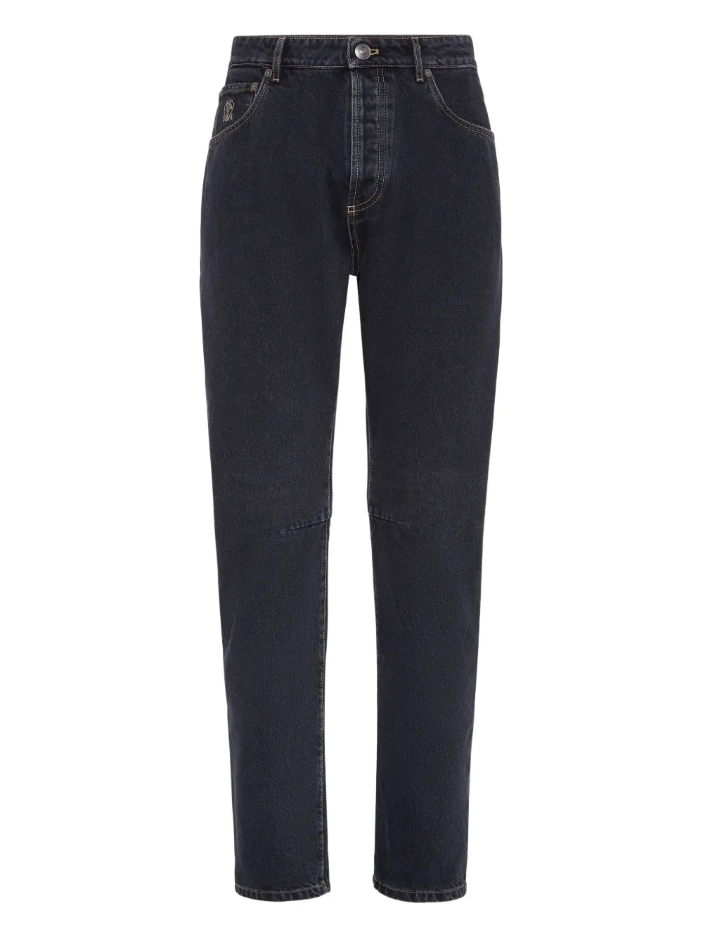 Джинсы Leisure с пятью карманами и логотипом Brunello Cucinelli, серый
Джинсы Leisure с пятью карманами и логотипом Brunello Cucinelli, серый