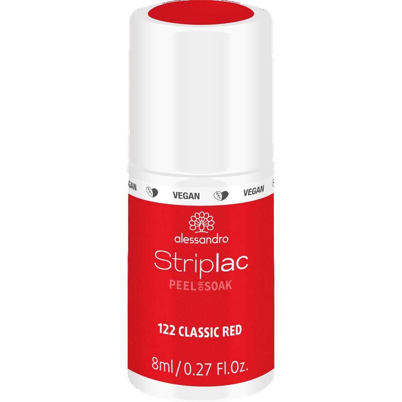 STRIPLAC PEEL OR SOAK CLASSIC RED - VEGAN Alessandro, 8 ml
STRIPLAC PEEL OR SOAK CLASSIC RED - VEGAN Alessandro, 8 ml