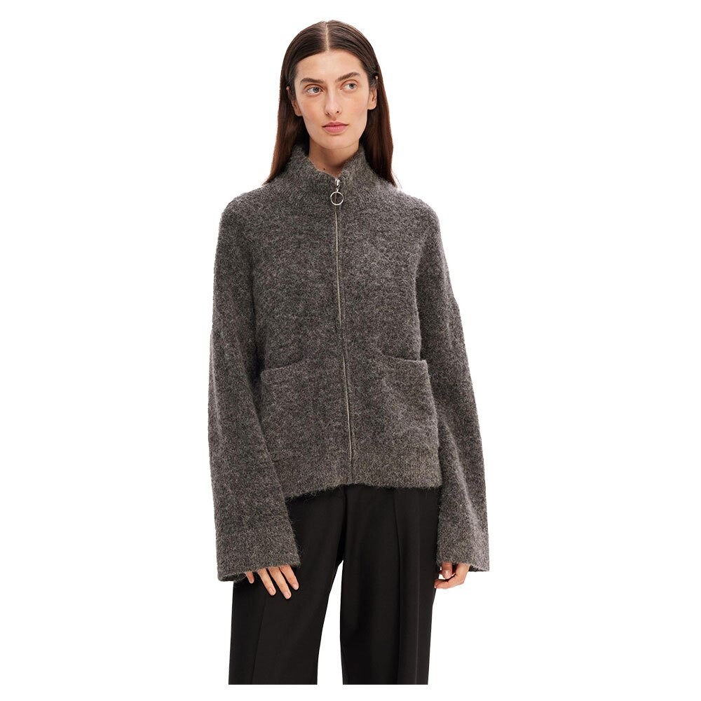 Свитер Selected Sia Full Zip, серый
Свитер Selected Sia Full Zip, серый