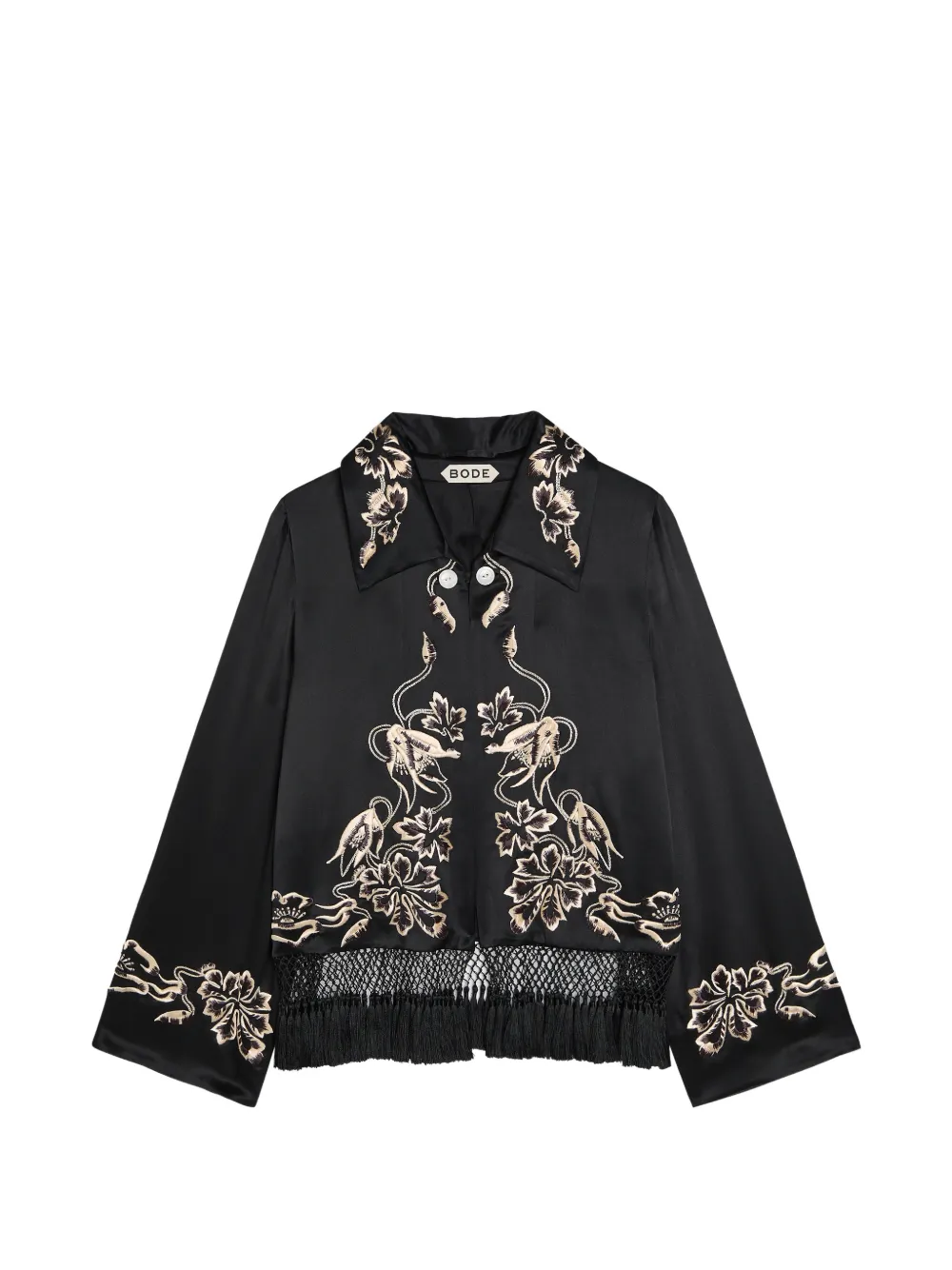 Шелковая куртка Bode, черный
Шелковая куртка Bode, черный