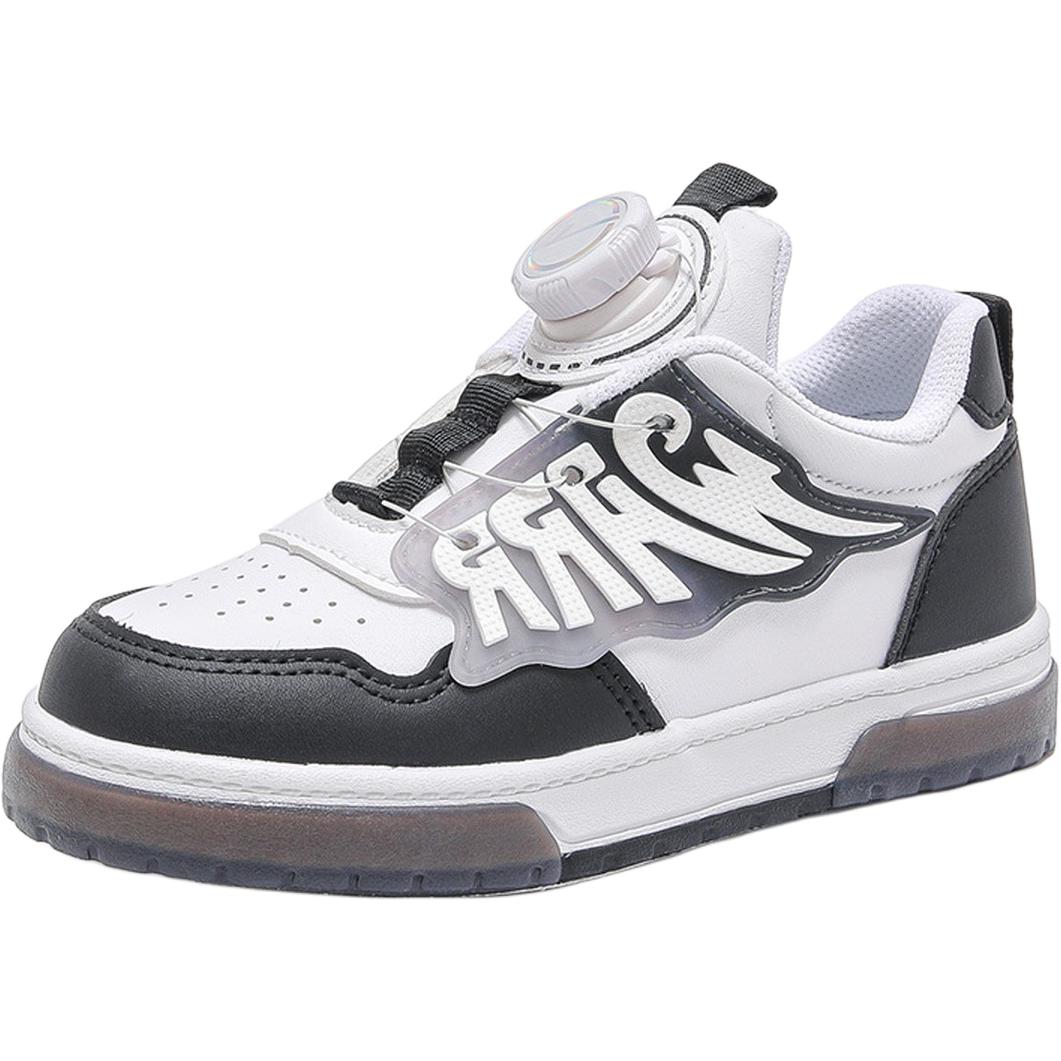 Детские кроссовки для скейтбординга с противоскользящим покрытием и износостойкостью WARRIOR, белый/черный 
Детские кроссовки для скейтбординга с противоскользящим покрытием и износостойкостью WARRIOR, белый/черный