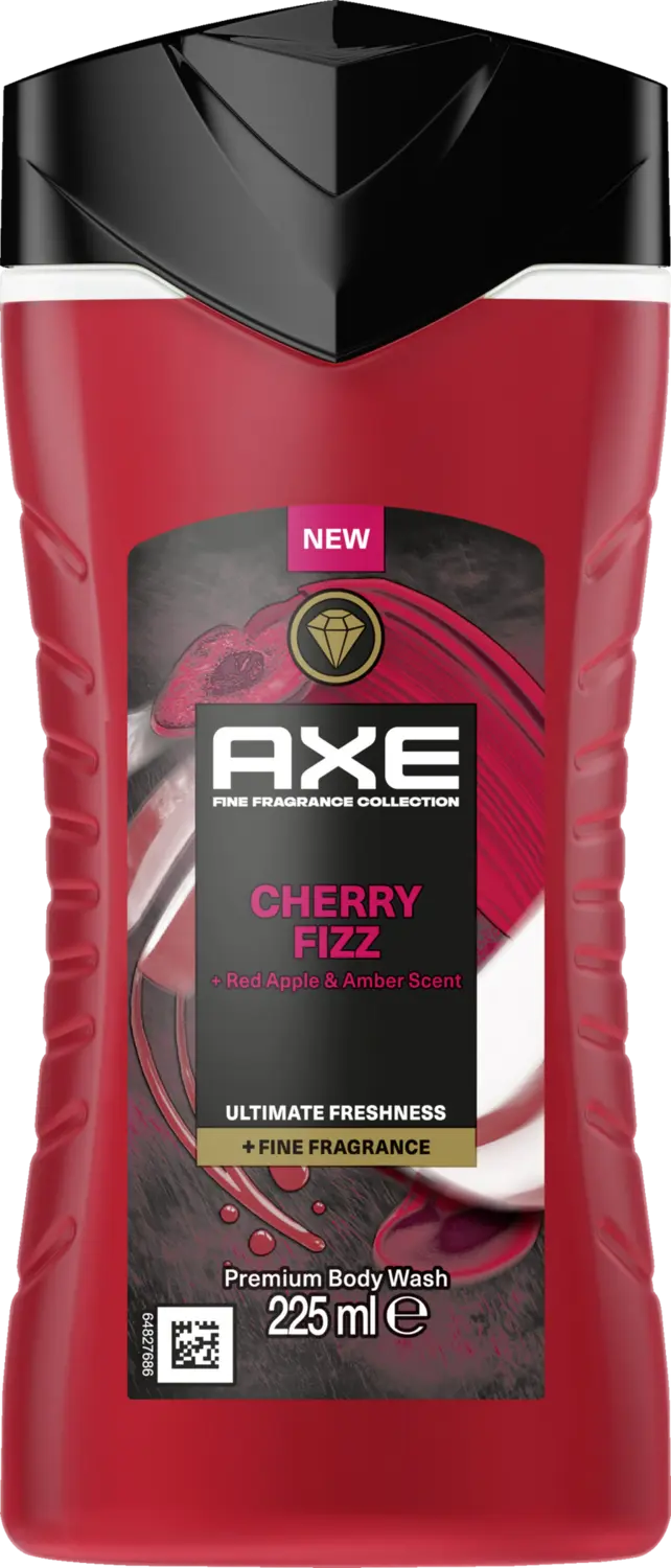 Гель для душа AXE Duschgel Fine Fragrance Cherry Fizz
Гель для душа AXE Duschgel Fine Fragrance Cherry Fizz