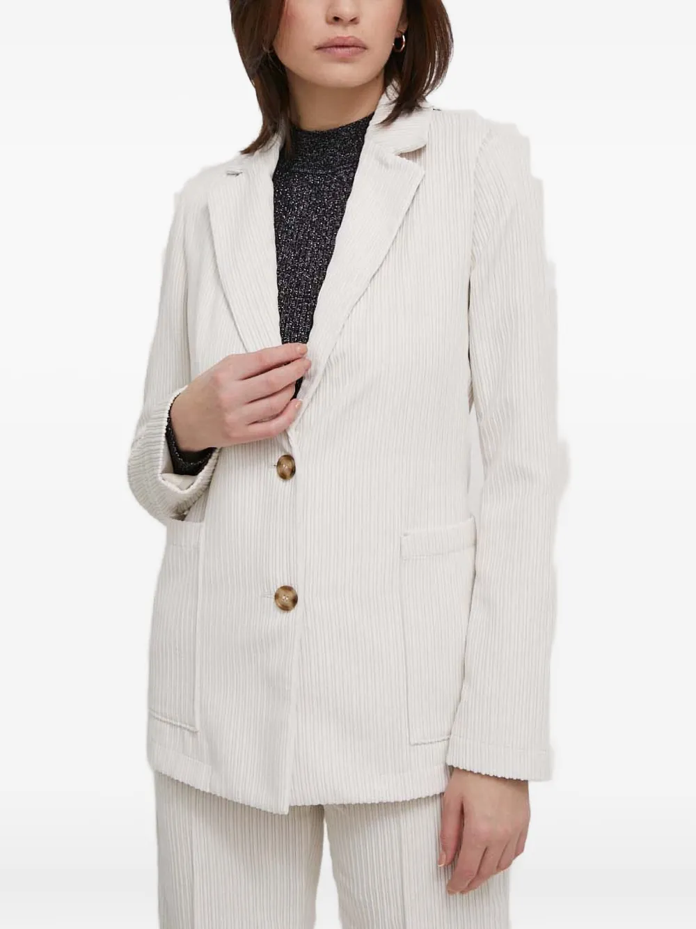 Куртка из вельвета на пуговицах Benetton, белый
Куртка из вельвета на пуговицах Benetton, белый