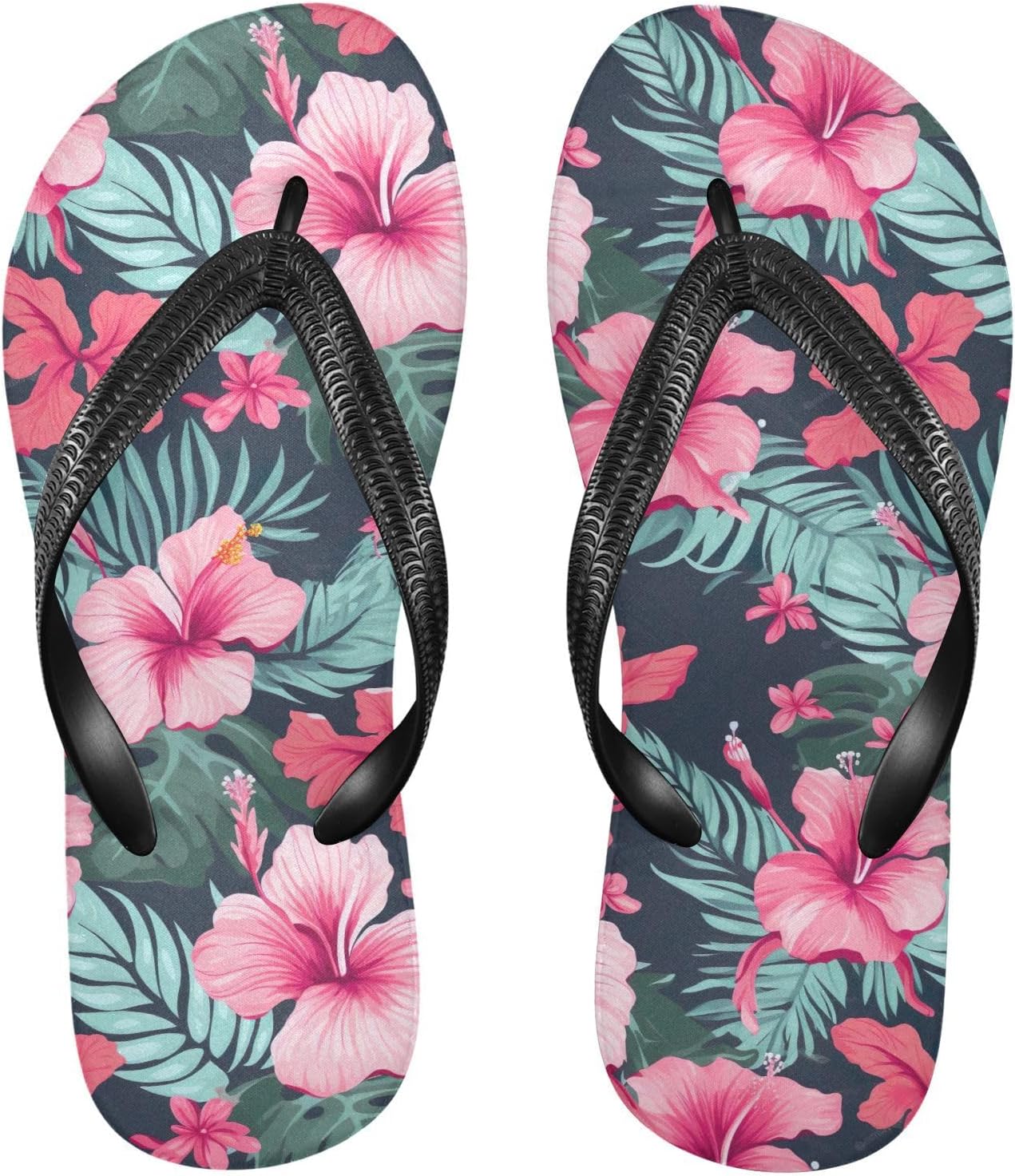 SPRIPORT Яркие листья Гибискус Женские и мужские легкие шлепанцы с мягкой подошвой, удобные повседневные сандалии на плоской подошве с противоскользящей резиновой подошвой для прогулок летом на пляже, Multicoloured
SPRIPORT Яркие листья Гибискус Женские и мужские легкие шлепанцы с мягкой подошвой, удобные повседневные сандалии на плоской подошве с противоскользящей резиновой подошвой для прогулок летом на пляже, Multicoloured