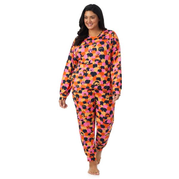 Уютный пижамный комплект из двух предметов: топа с длинными рукавами и пижамных штанов больших размеров Beauty Sleep Social, цвет get spooky
Уютный пижамный комплект из двух предметов: топа с длинными рукавами и пижамных штанов больших размеров Beauty Sleep Social, цвет get spooky