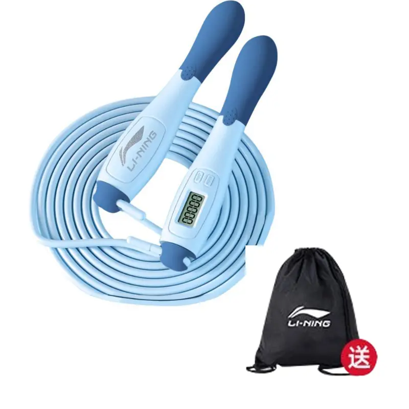 Электронная скакалка для фитнеса с подсчетом для взрослых, полиэстер, 2,8 м LINING, синий
Электронная скакалка для фитнеса с подсчетом для взрослых, полиэстер, 2,8 м LINING, синий