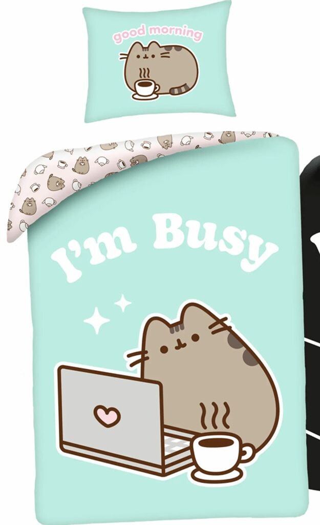 Пододеяльник Pusheen I'm Busy Светится в темноте 140 х 200 см хлопок Halantex
Пододеяльник Pusheen I'm Busy Светится в темноте 140 х 200 см хлопок Halantex