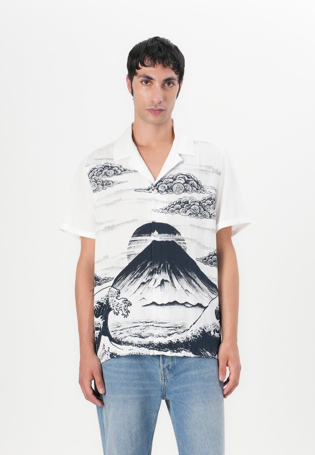 Рубашка BIJAN DRYKORN, темно-синий 
Рубашка BIJAN DRYKORN, темно-синий