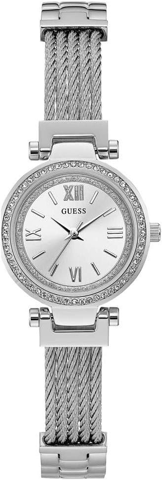GUESS женские кварцевые часы, Silver Tone/Silver Tone/Silver
GUESS женские кварцевые часы, Silver Tone/Silver Tone/Silver