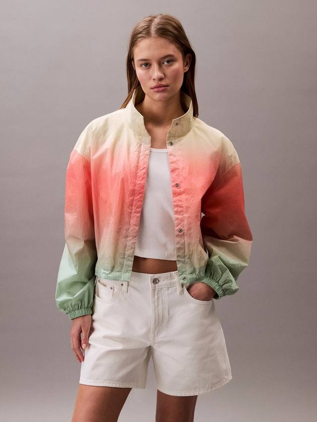 Омбре куртка с воронкообразным воротником Calvin Klein, Green/Multi
Омбре куртка с воронкообразным воротником Calvin Klein, Green/Multi