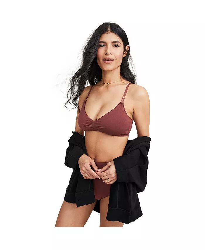 Материнство Повседневный кормящий беспроводной бюстгальтер HATCH Collection, коричневый
Материнство Повседневный кормящий беспроводной бюстгальтер HATCH Collection, коричневый