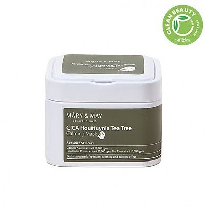 Mary&May CICA Успокаивающая маска с чайным деревом Houttuynia (30 шт) 
Mary&May CICA Успокаивающая маска с чайным деревом Houttuynia (30 шт)