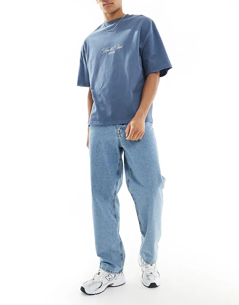 Мешковатые джинсы в средне-синем цвете ASOS DESIGN
Мешковатые джинсы в средне-синем цвете ASOS DESIGN