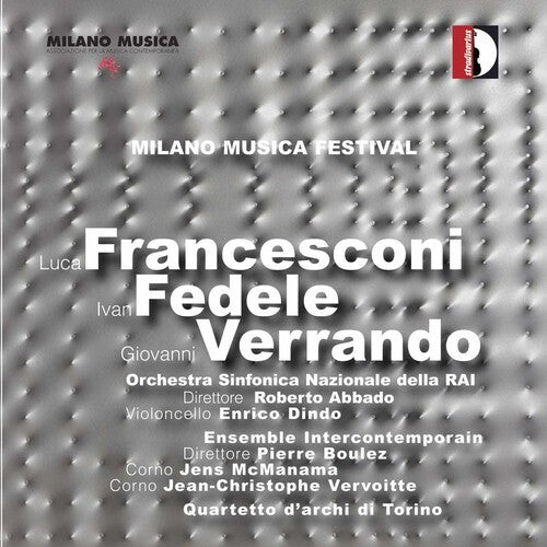 CD диск Francesconi / Various: Milan Music Festival Live 5
CD диск Francesconi / Various: Milan Music Festival Live 5