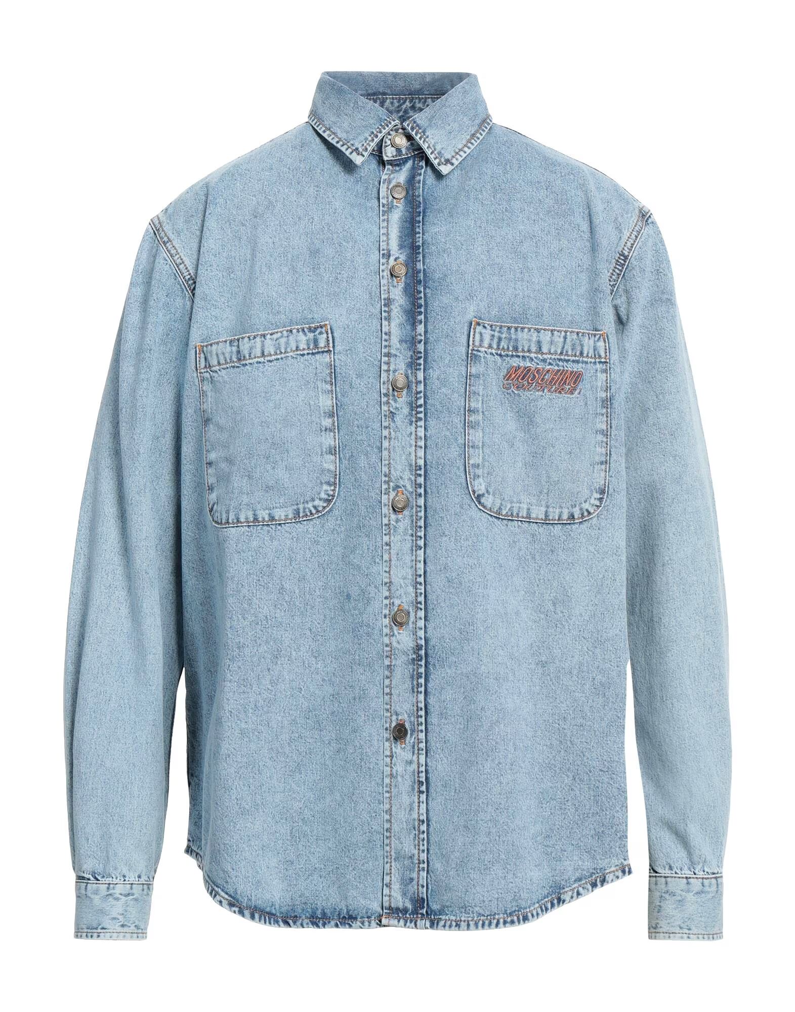 Джинсовая рубашка Moschino, синий
Джинсовая рубашка Moschino, синий