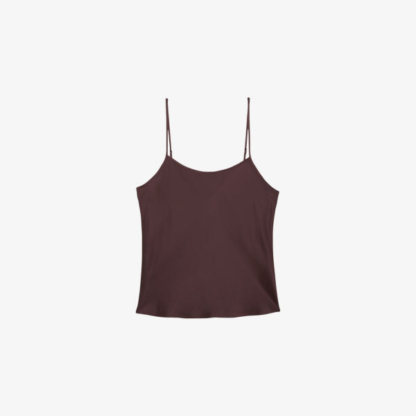 Топ шелковый Reiss Corey на бретелях, бургундия
Топ шелковый Reiss Corey на бретелях, бургундия