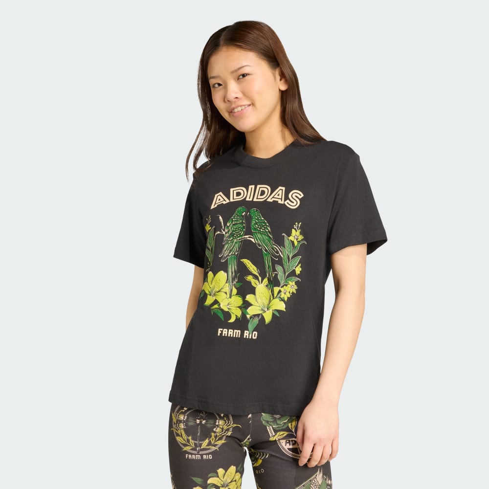 Футболка Adidas X FARM Graphic Tee 2, черный 
Футболка Adidas X FARM Graphic Tee 2, черный