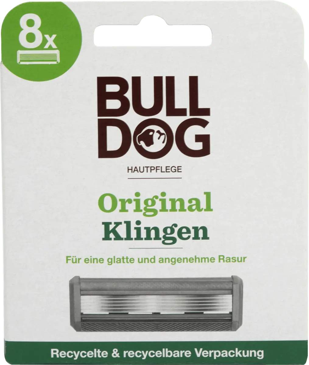 Лезвия для бритвы оригинальные 8 шт. Bulldog
Лезвия для бритвы оригинальные 8 шт. Bulldog
