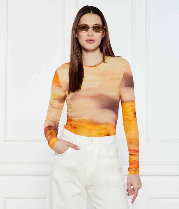 Блуза Slim fit Pinko, оранжевый
Блуза Slim fit Pinko, оранжевый