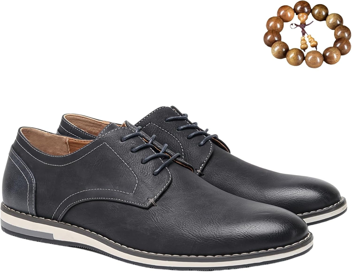 Мужские удобные классические туфли, плоские противоскользящие повседневные дерби оксфорды, кожаные прошитые шнурованные деловые кроссовки Zplmide, черный/синий
Мужские удобные классические туфли, плоские противоскользящие повседневные дерби оксфорды, кожаные прошитые шнурованные деловые кроссовки Zplmide, черный/синий