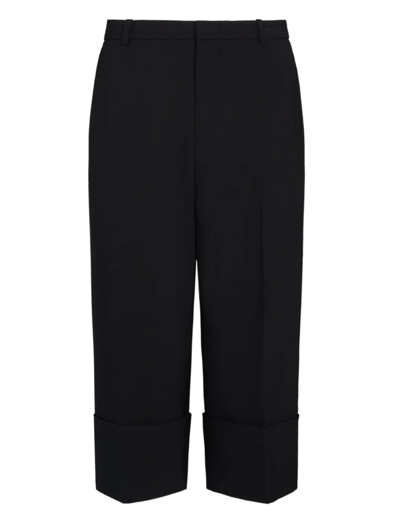 Широкие брюки с манжетами Vince, черный 
Широкие брюки с манжетами Vince, черный