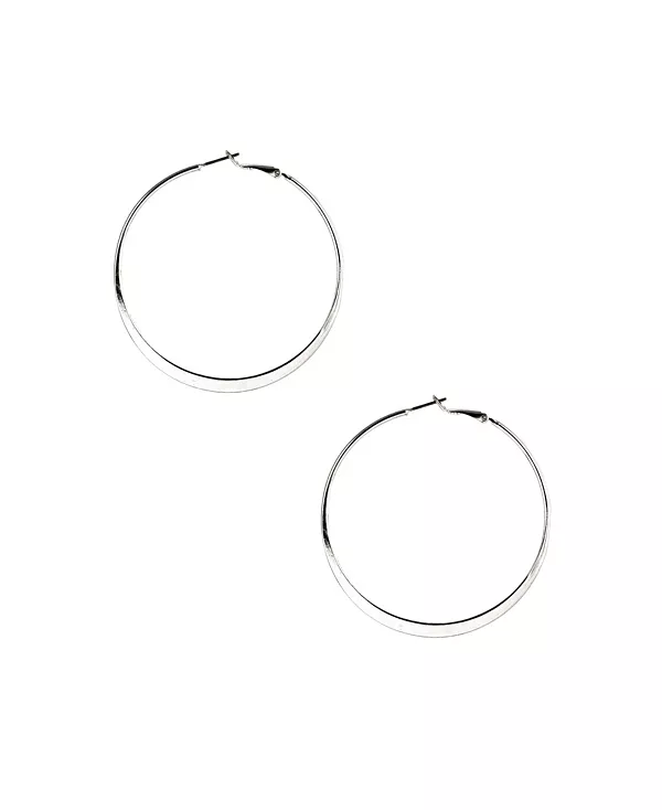 Большая плоская серьга-кольцо Nine West, silver-tone
Большая плоская серьга-кольцо Nine West, silver-tone