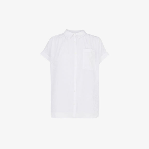 Рубашка Nicola из смесового хлопка Whistles, белый
Рубашка Nicola из смесового хлопка Whistles, белый