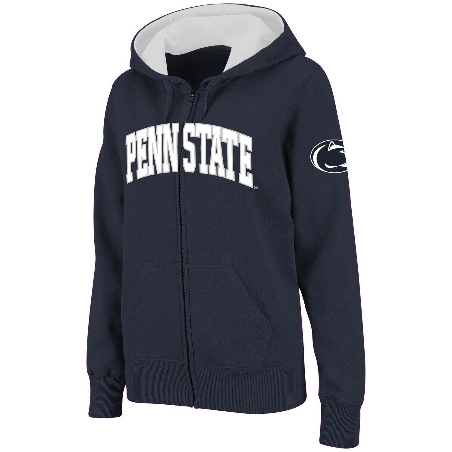 Женская толстовка Stadium Athletic Navy Penn State Nittany Lions с капюшоном и молнией во всю длину Colosseum
Женская толстовка Stadium Athletic Navy Penn State Nittany Lions с капюшоном и молнией во всю длину Colosseum