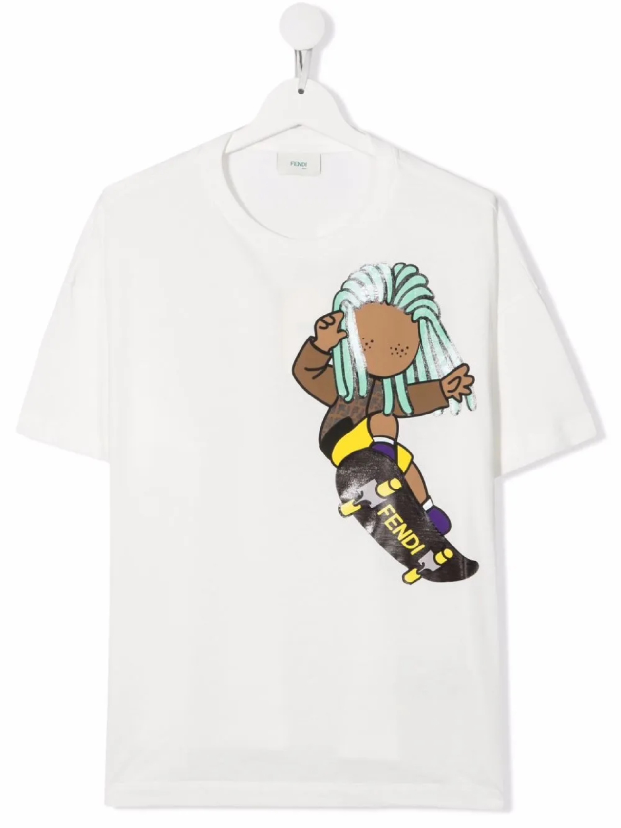 Футболка с графичным принтом Fendi Kids, белый
Футболка с графичным принтом Fendi Kids, белый
