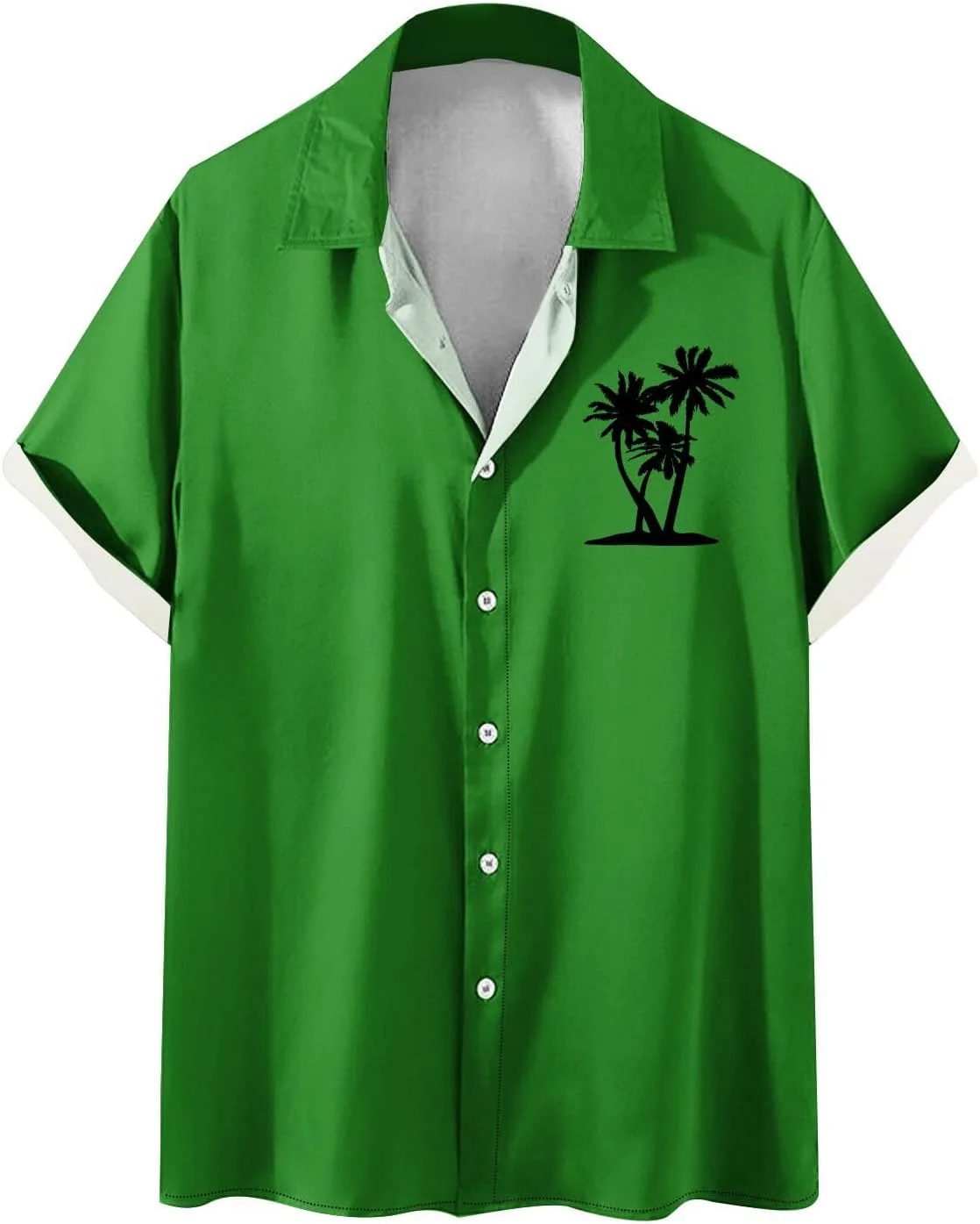 Мужская гавайская рубашка с коротким рукавом
Мужская гавайская рубашка с коротким рукавом