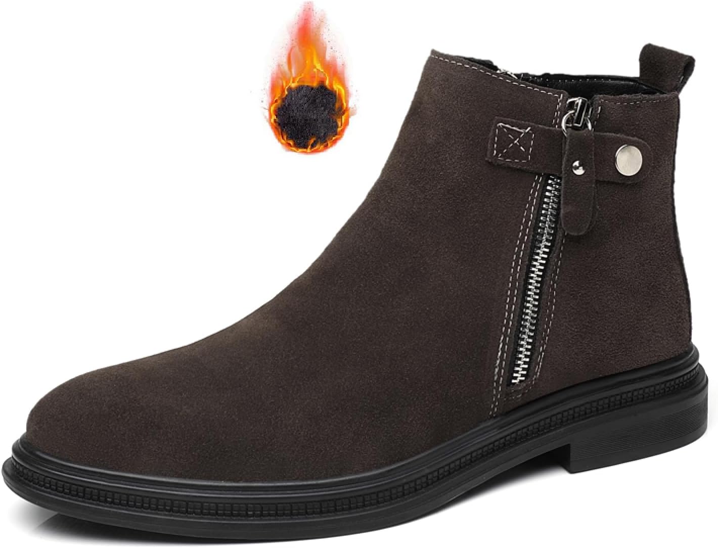 Мужские замшевые ботинки челси до щиколотки с боковой молнией, модные, удобные, с заостренным носком, противоскользящей платформой, каблуком-блоком, чукка-ботинки для осени и зимы, повседневной носки, работы и прогулок Loveheynew, коричневый
Мужские замшевые ботинки челси до щиколотки с боковой молнией, модные, удобные, с заостренным носком, противоскользящей платформой, каблуком-блоком, чукка-ботинки для осени и зимы, повседневной носки, работы и прогулок Loveheynew, коричневый